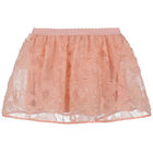 Girls Pink Tulle Skirt, 4, hi-res
